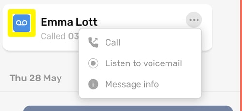 CircleLoop - Desktop - Received Voicemail - Menu-1