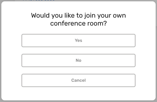 CircleLoop - Desktop - Settings - Conference Calling - Join Own Room