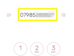 CircleLoop - Mobile - SMS - Type a Mobile Number - CLIP