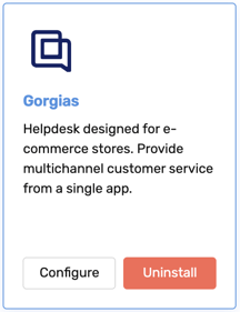 Gorgias - Configure Integration