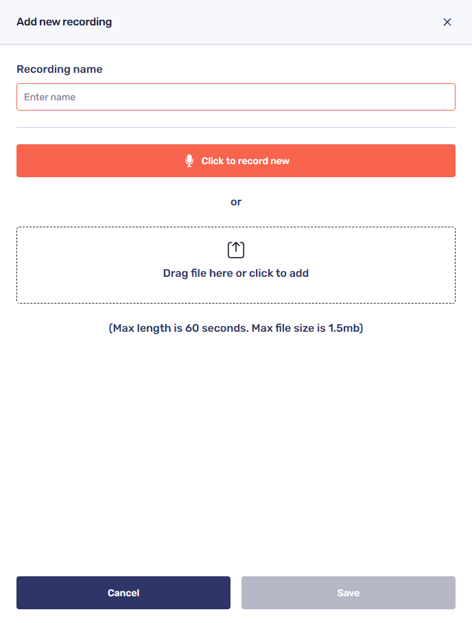 Your audio library