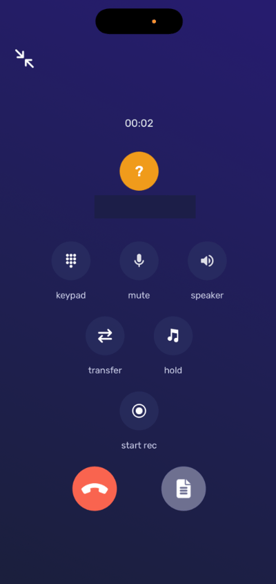 Features during a call 07