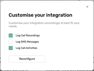 Customise Your Integration
