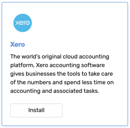 Xero Integration Click to Install